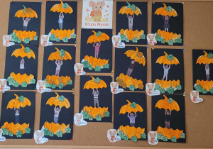 Dyniowe prace z grupy Myszek