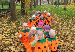 Grupa Myszki podczas spaceru