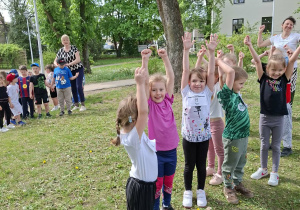 Grupa Wiewiórki po zakończonym biegu