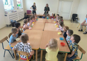 Zające podczas robienia eksperymentów